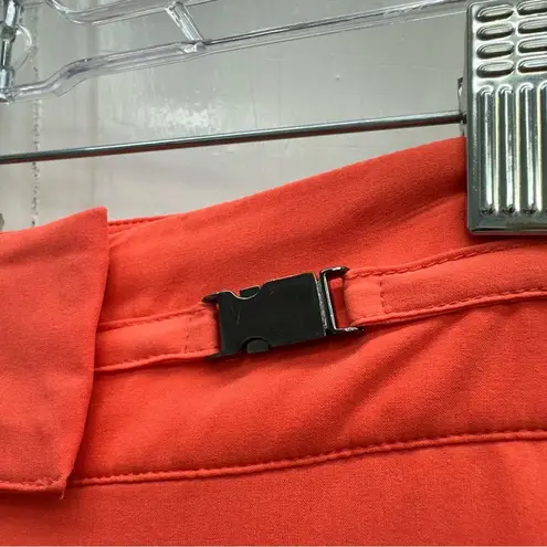 Tail peach coral Bermuda golf shorts women's 8 various pockets Orange