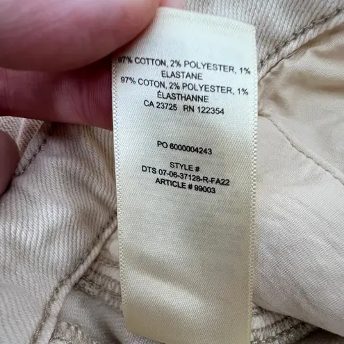 Wilfred Aritzia Free Women 4 Modern Cargo High Rise Cotton Twill Pants Cream Y2K