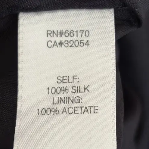 BHLDN x Quillaree Gens Du Monde Dress 100% Silk Black Size 4