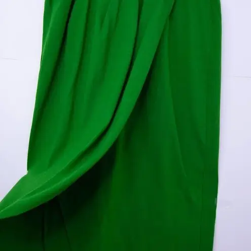 Eloquii NEW green cotton knit Wrap Skirt tie waist midi Dress, 16