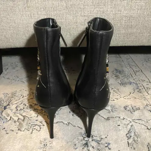 Kurt Geiger Women's Belgravia Pointed Toe Evil Eye High Heel Ankle Boots