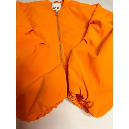 ICHI IHELISO JA Bomber Jacket size 38 Orange Full zip Size L