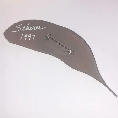 Coldwater Creek Scherer 1997 Blue and Brown Mallard Drake Feather Pin