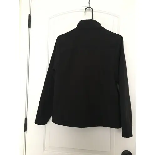 Food Lion Women’s Zip Up Employee Jacket Coat Size Medium Black Work Wear