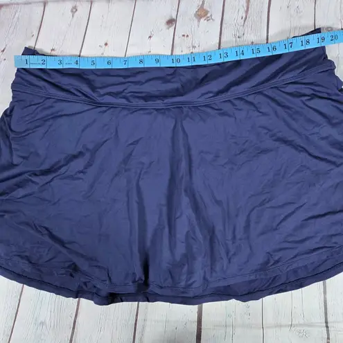 Anne cole Soft Band Skirted Swim Bottom in Navy 22W NWT