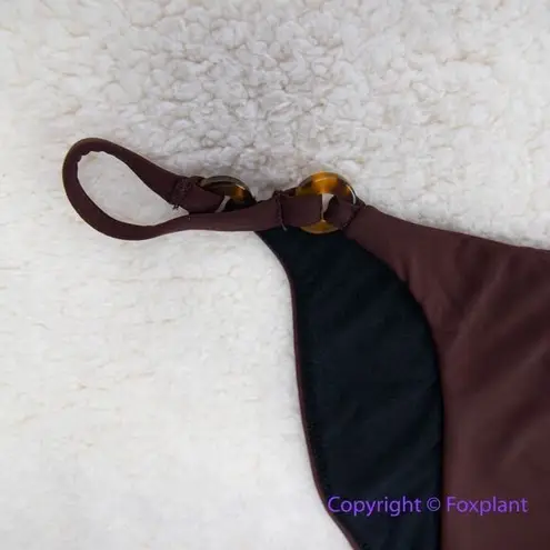 NEW Rhythm Free People Ring Itsy Bikini Bottom in chocolate, size L Brown Size L