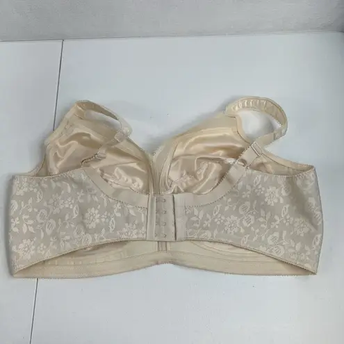 Underscore 48DD 48E Bra Unlined Wirefree Full Coverage Beige Lift Support Tan Size undefined - Image 5