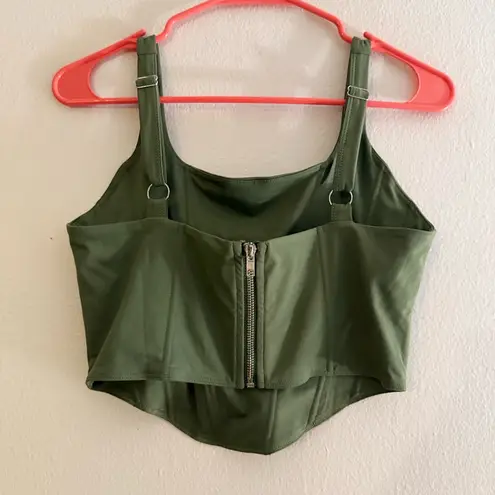Reoria Corset Top Green Size L