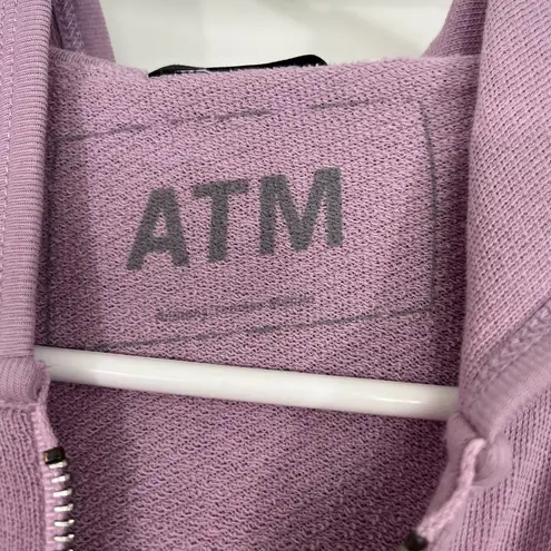 ATM Anthony Thomas Melillo Medium Purple Double Zip