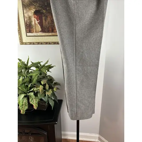 Le Suit Essentials Women’s Slacks Chino Pants Gray Size 12 Flat Front Wide Leg