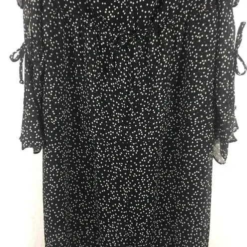 Bec & Bridge Black Stargazer Maxi Dress Size 2 Cut Out Semi Sheer Whimsigoth
