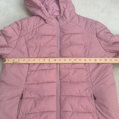 Spyder Puffer Coat Insulated Short Jacket with Hood Pink Size XL Winter Ski
