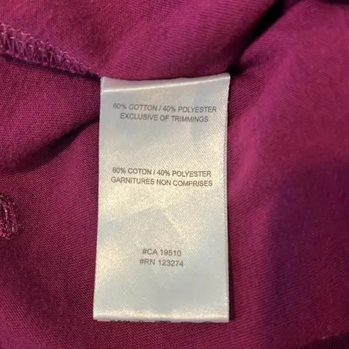 Lole Lolë Cotton Aubergine Spaghetti Strap Dress Women’s Size Large