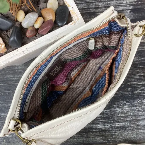 The Sak Ivory Leather Crossbody Handbag