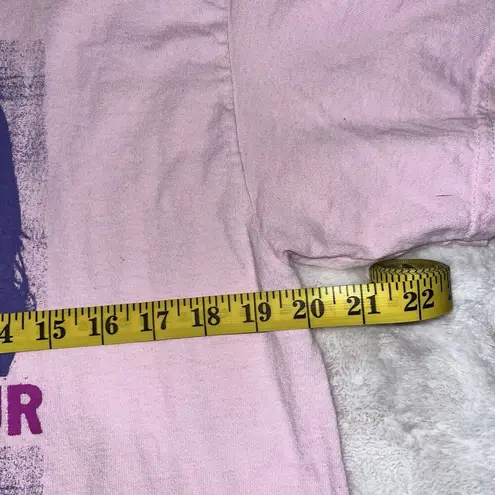 Olivia Rae Olivia Rodrigo Women's Sour Grid Relaxed Boyfriend Fit Tee T-Shirt in Pink Sz XL