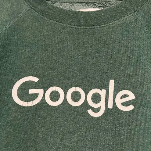 Google dark green Crewneck pullover sweatshirt Size M