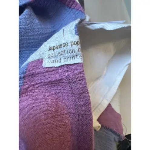 SOU SOU Kyoto Takashima Chijimi Cotton Dress Oversized Floral Print Japan Made Size undefined