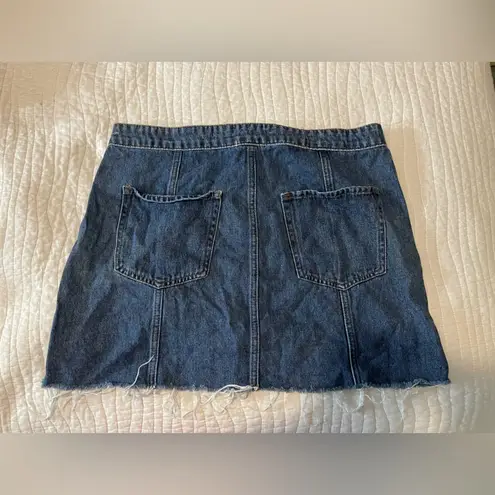 Aeropostale Button Up Denim Skirt