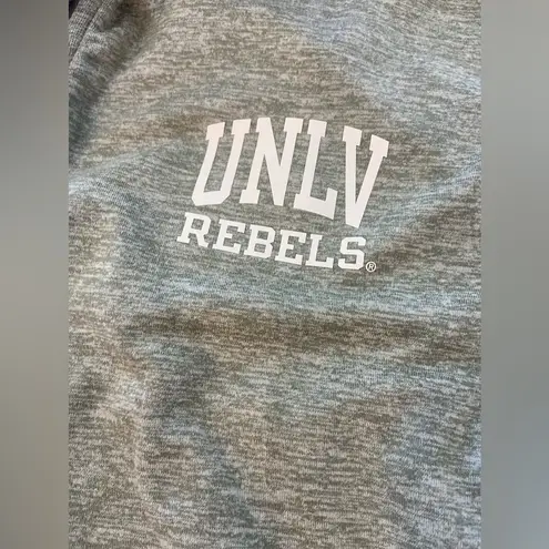 Nike  UNLV Dri-Fit Long Sleeve Athletic Grey and Red Quarter Zip Las Vegas Medium