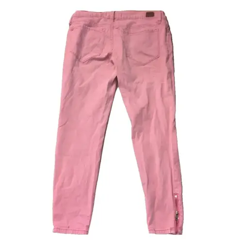 BDG  Pink Pinstripe Ankle Zipped Jeans Size 28 thumbnail 8