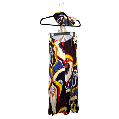 Boamar Revolve Lazuli Long Dress Mai Tai Cut Out Maxi Dress Size Small