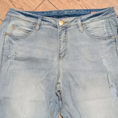 Jag jeans 🆕 👖 Womens 10 Mid Rise Straight Ankle Denim Capris Light Wash NEW