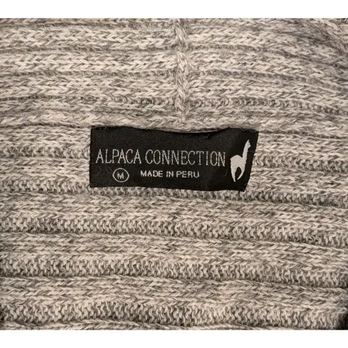 Alpaca Connection Open Front Shawl Cardigan Sz M Preppy Lounge Balletcore Cabin Size M - Image 6
