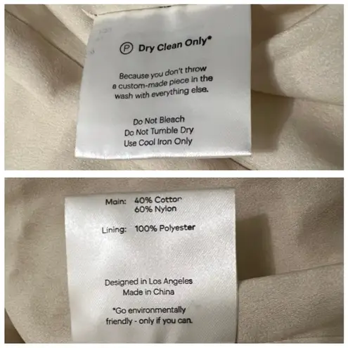 Fame and Partners Dandelion Dress Gown Maxi Lace Cream Champagne Size 2