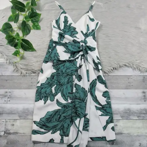 C/MEO COLLECTIVE Enlighten Midi Dress In Ivory Infinite Floral Women’s Size XS