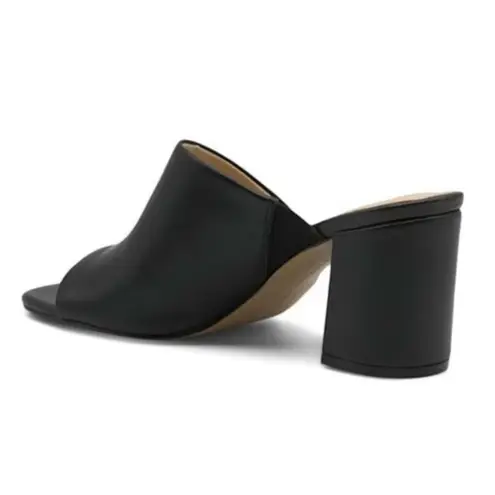 Adrienne Vittadini Albi Mule Black Women's Block Heel