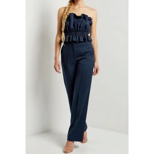 Sézane Giovanni Trousers, Navy, FR34/US2