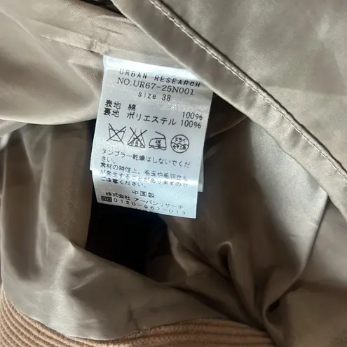 Urban Research Corduroy Midi Skirt | Tan Brown | Size S (JP 38)