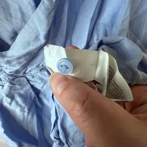 Bershka Denim faux wrap dress mini size small