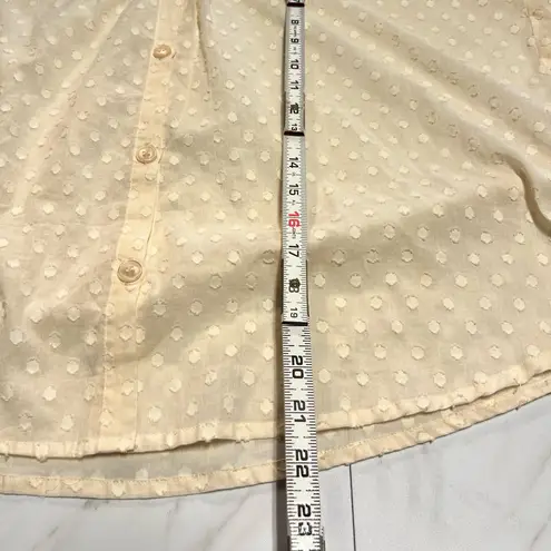 Emerson Fry India Collection Mandarin Collar Top light Peach Swiss Dot One Size Pink Size undefined