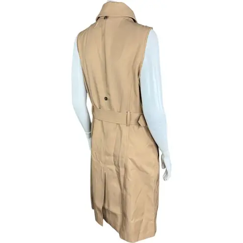 by Stacy London Sleeveless Regular Trench with Adjustable Belt Kacki X