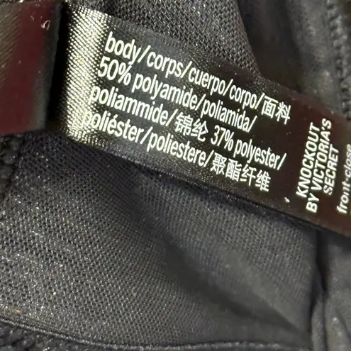 Victoria Sport Victoria's Secret Gray Black Bra-In-A-Bra Sports Bra 38C