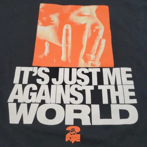 Bravado New 2Pac Shirt Size Small Tupac "It's Just Me Against The World" Graphic T-Shirt By Unisex