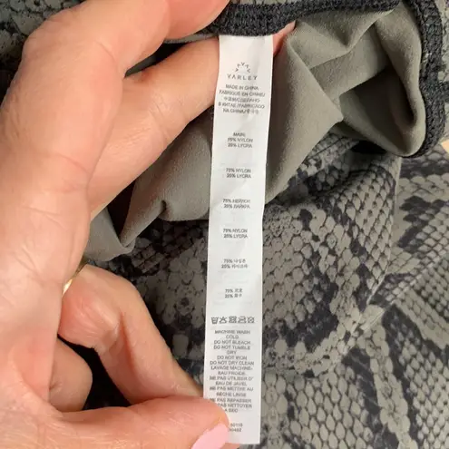 Varley Let's Go Legging 25” Tights in Olive Snake W-469 Sz S