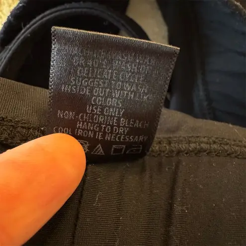 Aviator Nation Women's Black Triangle Bralette M Adjustable Straps Standard