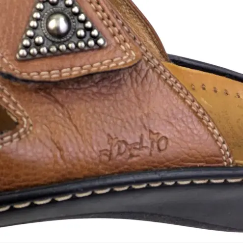 Fidelio Hallux Fabia Slide Sandals GUC Size $189 42 US 11 S3352 Brown