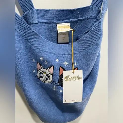 Her Universe Pretty Guardian Sailor Moon Luna & Artemis Portrait Knit Tank