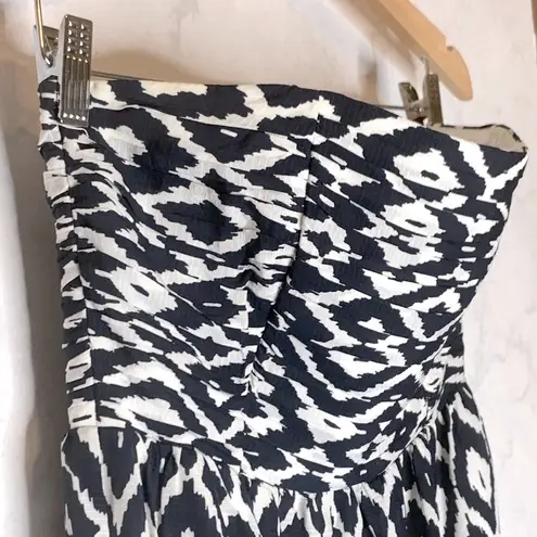 Shoshanna strapless silk mini dress