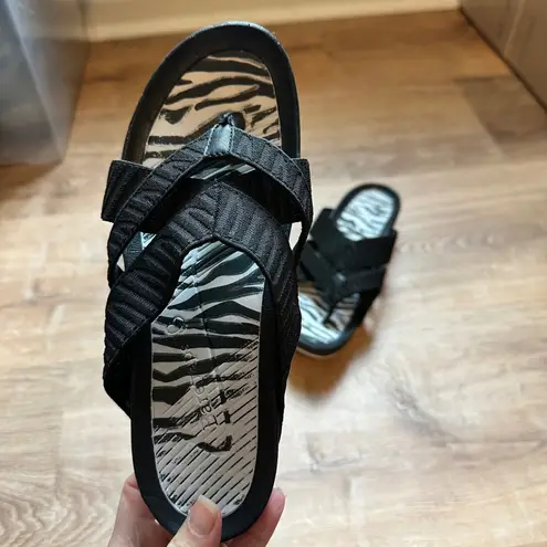 Baretraps | Women's Agatha Zebra Striped Slide Sandals
