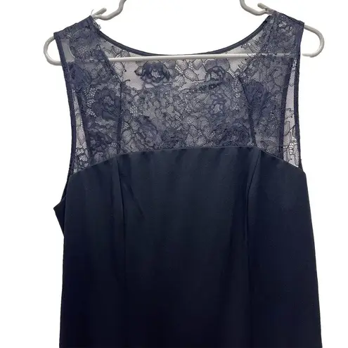 NWT Lulus True Passion Black Lace V Back Sleeveless Mermaid Maxi Dress Size 1X