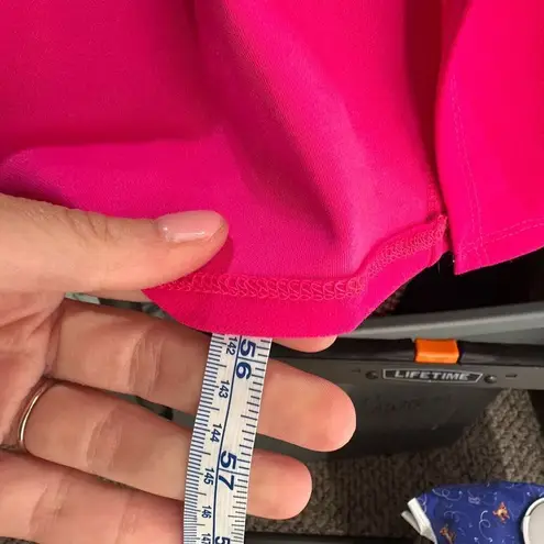 NWT RACHEL Rachel Roy One Shoulder Dress Pink Sizzle XL Elegant Party Cocktail