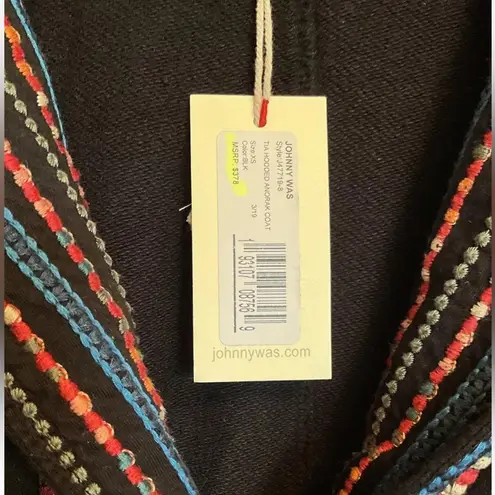 Johnny Was Tia Heavily Embroidered Anorak Hooded Coat NWT (extremely oversized)