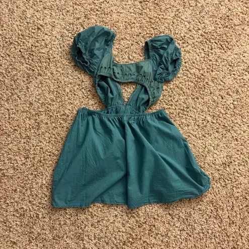 Princess Polly  Green Backless Mini Dress 