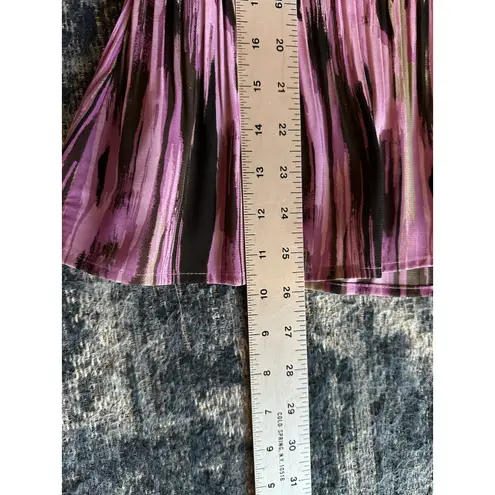 Apt. 9 Y2K  Blouse Purple Stretch Button Up Bratz Doll Hippie Flare Sleeve Large