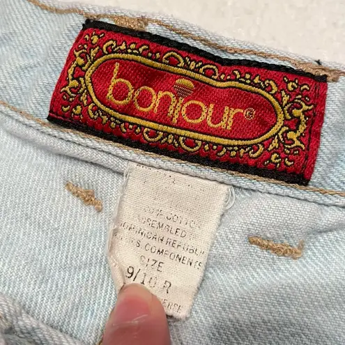 Bonjour light wash curvy baggy mom jeans