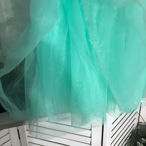 Aqua Green Lace Tutu Skirt Size Small Medium